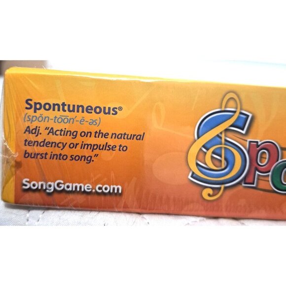 SPONTUNEOUS - The Song Game, Sing It or Shout It, Talent NOT Required Sealed! - Picture 4 of 9